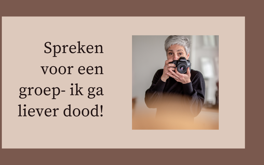 Spreken voor een groep is enger dan de dood